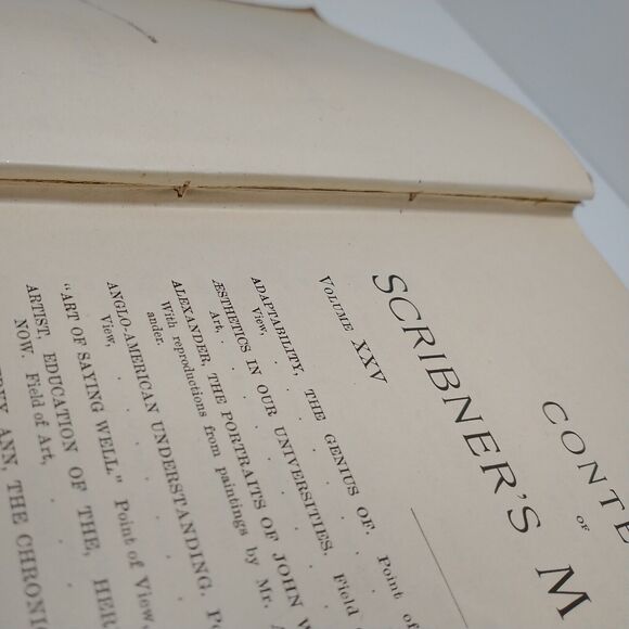 1899 Scribner’s Magazine Volume XXV with Roosevelt’s Rough Riders Illustrated - Picture 8 of 14